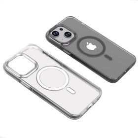 Vendas iPhone 15 Uyumlu Lagent Serisi Sararma Yapmayan Metal Kamera Çıkıntılı Magsafe Destekli Metal Tuş Tasarımlı Pc Kılıf
