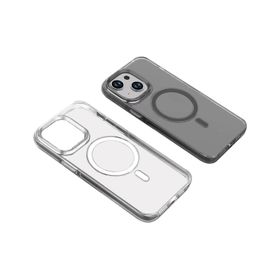 Vendas iPhone 15 Uyumlu Lagent Serisi Sararma Yapmayan Metal Kamera Çıkıntılı Magsafe Destekli Metal Tuş Tasarımlı Pc Kılıf