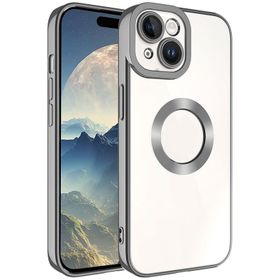 Vendas iPhone 15 Uyumlu Omega Serisi Kamera Korumalı Logo Gösteren Fit Silikon Kılıf