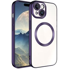 Vendas iPhone 15 Uyumlu Veve Serisi Wireless Şarj Destekli Kamera Lens Korumalı Magic Smooth Silikon Kılıf