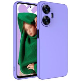Vendas Realme C55 Uyumlu W-Lansman Serisi Içi Kadife Ipek Dokulu Lansman Kılıf