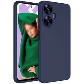 Vendas Realme C55 Uyumlu W-Lansman Serisi Içi Kadife Ipek Dokulu Lansman Kılıf