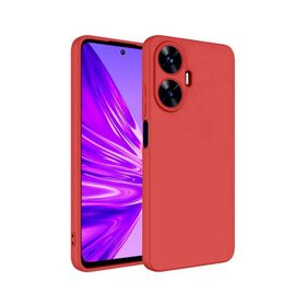 Vendas Realme C55 Uyumlu W-Lansman Serisi Içi Kadife Ipek Dokulu Lansman Kılıf