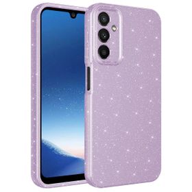 Vendas Samsung A24 Uyumlu Koton Serisi Kamera Korumalı Simli Lüks Silikon Kılıf