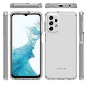 Vendas Samsung A73 Uyumlu 2 mm Anti Shock Darbe Dirençli Ekstra Güçlendirilmiş Köşeli Silikon Kılıf