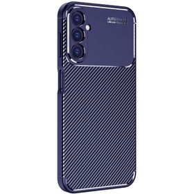 Vendas Samsung Galaxy A34 Uyumlu Deep Dizayn Auto Focus Tasarımlı Karbon Dizayn Silikon Kılıf