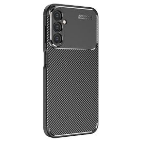Vendas Samsung Galaxy A34 Uyumlu Deep Dizayn Auto Focus Tasarımlı Karbon Dizayn Silikon Kılıf