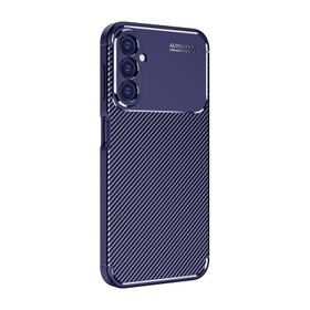 Vendas Samsung Galaxy A34 Uyumlu Deep Dizayn Auto Focus Tasarımlı Karbon Dizayn Silikon Kılıf