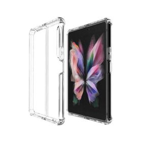 Vendas Samsung Galaxy Z Fold 3 Uyumlu Wall Serisi Airbag Köşeli Nitro Anti-Shock Silikon Kılıf