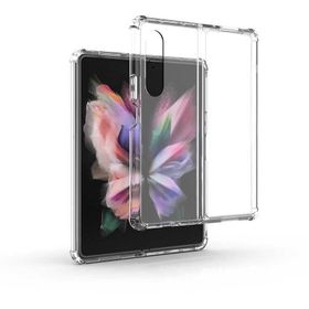 Vendas Samsung Galaxy Z Fold 4 Uyumlu Wall Serisi Airbag Köşeli Nitro Anti-Shock Silikon Kılıf