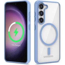 Vendas Samsung S22 Uyumlu Ege Serisi Magsafe Wireless Şarj Özellikli Silikon Kılıf