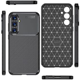Vendas Samsung S23 Fe Uyumlu Deep Dizayn Auto Focus Tasarımlı Karbon Dizayn Kılıf