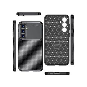 Vendas Samsung S23 Fe Uyumlu Deep Dizayn Auto Focus Tasarımlı Karbon Dizayn Kılıf