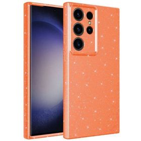Vendas Samsung S23 Ultra Uyumlu Koton Serisi Kamera Korumalı Simli Lüks Silikon Kılıf