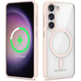 Vendas Samsung S23 Uyumlu Ege Serisi Magsafe Wireless Şarj Özellikli Silikon Kılıf