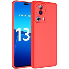 Vendas Xiaomi Mi 13 Lite Uyumlu Lansman Serisi Yumuşak Dokulu Çizilmeyi Önleyen Kadife İç Yüzeyli Silikon Kılıf