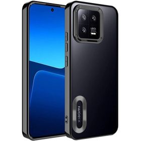 Vendas Xiaomi Mi 13 Uyumlu Omega Serisi Kamera Korumalı Logo Gösteren Fit Silikon Kılıf