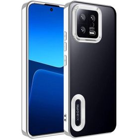 Vendas Xiaomi Mi 13 Uyumlu Omega Serisi Kamera Korumalı Logo Gösteren Fit Silikon Kılıf