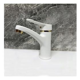 Venita Beyaz Gold Yüksek Gövde Lavabo Batarya