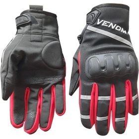 Venom 9010 Kırmızı Soft Shell Motosiklet Eldiveni