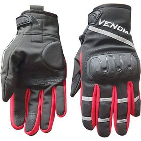 Venom 9010 Kırmızı Soft Shell Motosiklet Eldiveni