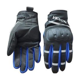 Venom 9010 Mavi Soft Shell Motosiklet Eldiveni