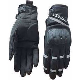 Venom 9010 Siyah Soft Shell Motosiklet Eldiveni