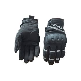Venom 9010 Siyah Soft Shell Motosiklet Eldiveni