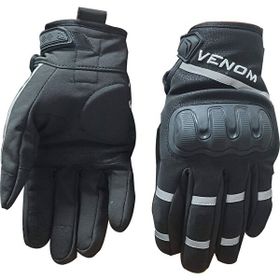 Venom 9010 Siyah Soft Shell Motosiklet Eldiveni