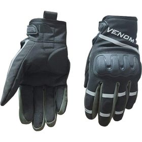 Venom 9010 Siyah Yazlık Kadın Motosiklet Eldiveni