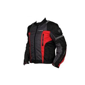 Venom Air Racing Siyah Kırmızı 4 Mevsim Motosiklet Montu