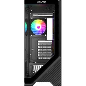 Vento VG4202FL Mid Tower 850W 80+ Siyah Temperli Cam RGB ATX Gaming Kasa