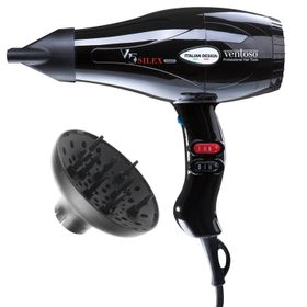 Ventoso V5 Silex5000 2500 W Siyah Saç Kurutma Makinesi Seti