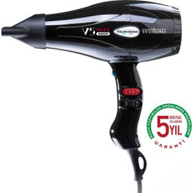 Ventoso V5 Silex5000 2500 W Siyah Saç Kurutma Makinesi Seti