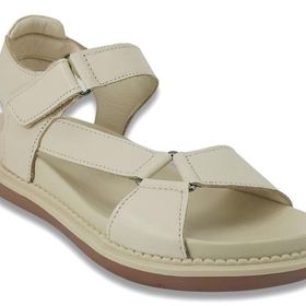 Venüs 202064 Beyaz Deri Comfort Kadın Sandalet