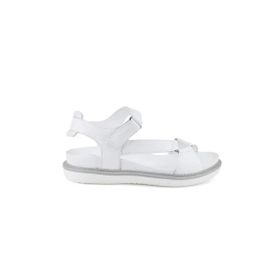 Venüs 202064 Beyaz Deri Comfort Kadın Sandalet