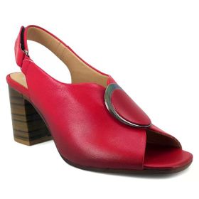 Venüs 2108518 Kırmızı Günlük Hakiki Deri Bayan Sandalet