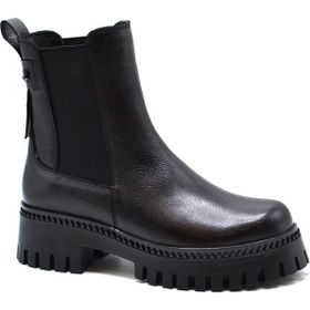 Venüs 2251813K Siyah Deri Kadın Bot