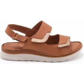 Venüs 22981715 Taba Hakiki Deri Kadın Sandalet