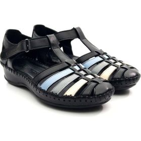 Venüs 23033319Y Siyah Kadın Sandalet