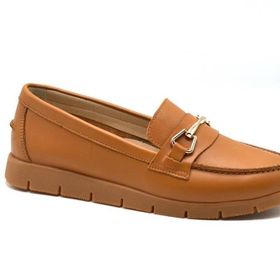 Venüs 24075604Y Bej Deri Kadın Loafer Ayakkabı