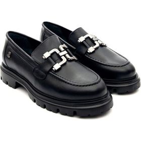 Venüs 2412906K Siyah Kadın Loafer Ayakkabı