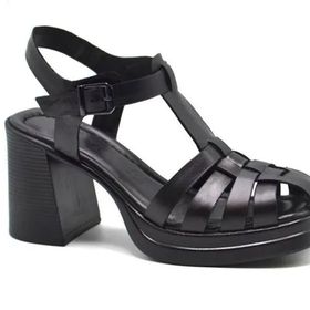 Venüs 2413401Y Siyah Platform Kadın Sandalet