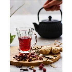Venüs Kulplu 6'lı Çay Bardağı