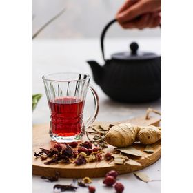 Venüs Kulplu 6'lı Çay Bardağı