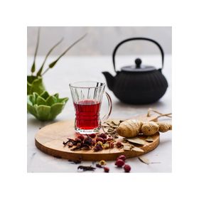 Venüs Kulplu 6'lı Çay Bardağı