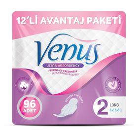 Venüs Uzun 12x96 Adet Hijyenik Ped