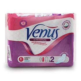 Venüs Uzun 8 Adet Hijyenik Ped