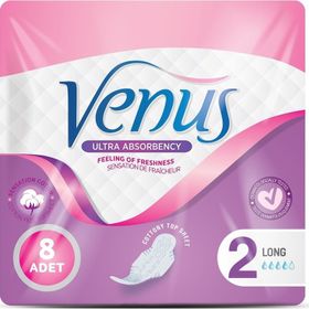 Venüs Uzun 8 Adet Hijyenik Ped