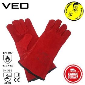Veo F437 Isıya Dayanıklı Kaynakçı Eldiveni